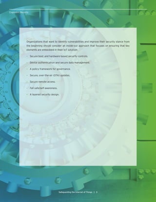 Safeguarding the Internet of Things | PDF