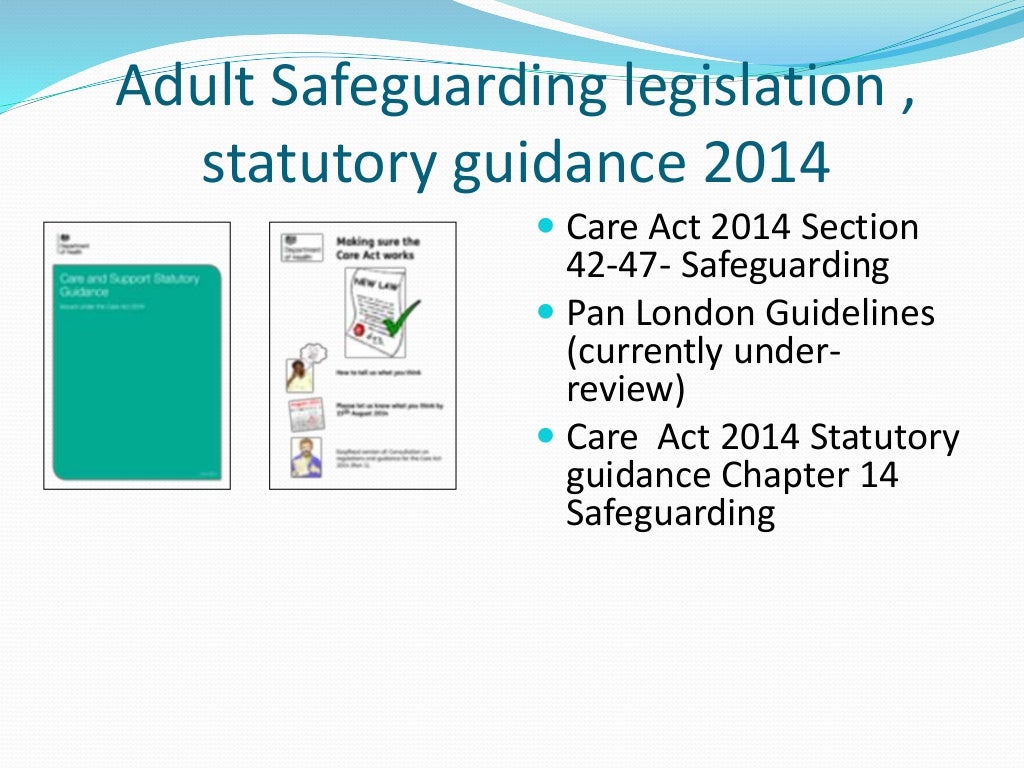 Safeguarding adults care act 2014 homeless pathway