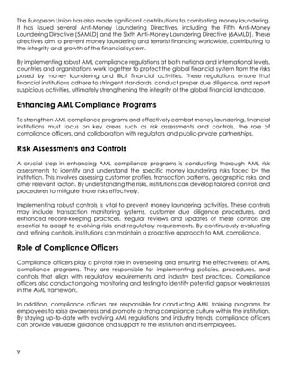 Safeguarding Against Financial Crime: AML Compliance Regulations ...