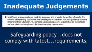 Safeguarding and Ofsted