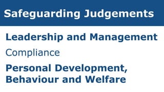 Safeguarding and Ofsted