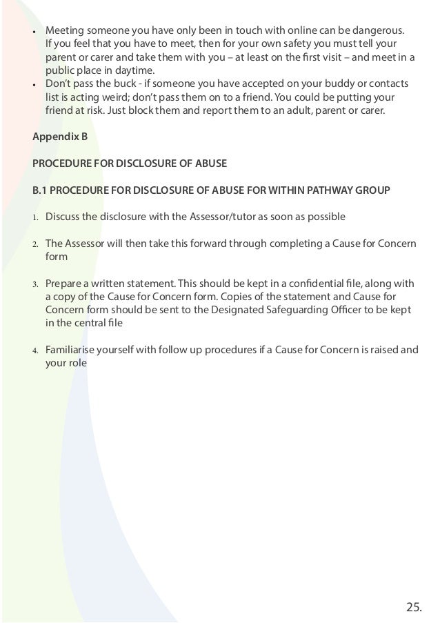 safeguarding policy safeguarding form