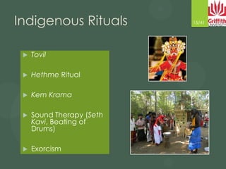 Safeguarding Traditional Knowledge in Health and Wellbeing in Sri Lanka ...