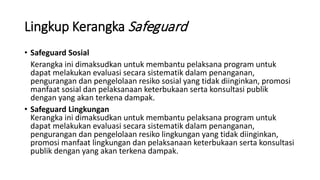 Status & Update Safeguards REDD+
