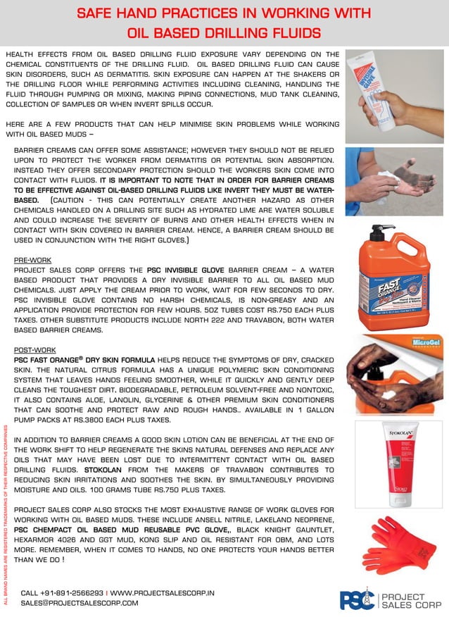 Oil Based Muds Hand Protection PDF