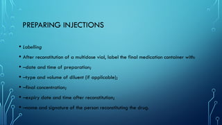 Rms Vol Laballing Comprehensive Guide to Safe Infusion and Injection Practices in ...