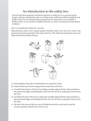 Red Safety Box Injection Why is an 'unnecessary' injection unsafe? | PDF