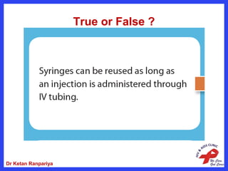 Rectitude Injection Safe injection practices for Doctors and nurses | PPSX