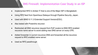 Make the internet safe with DNS Firewall | PDF