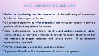 safe labour mangment Labour care guid and partogram.pptx