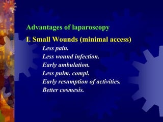 Laproscopy Incision Infected Safe laparoscopy | PPT
