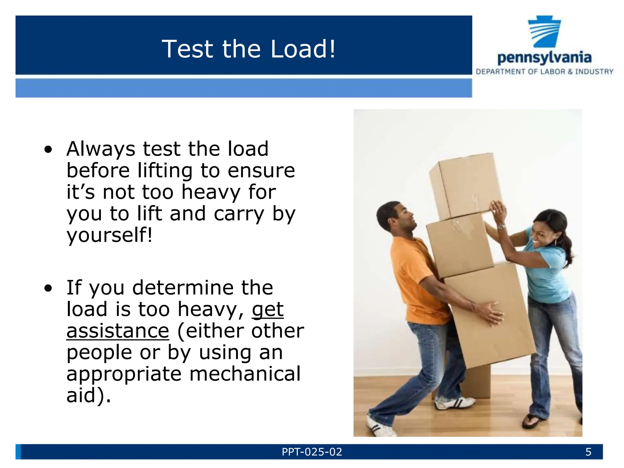 Safe Lifting Material And Manual Handling Ppt Death Injury Or