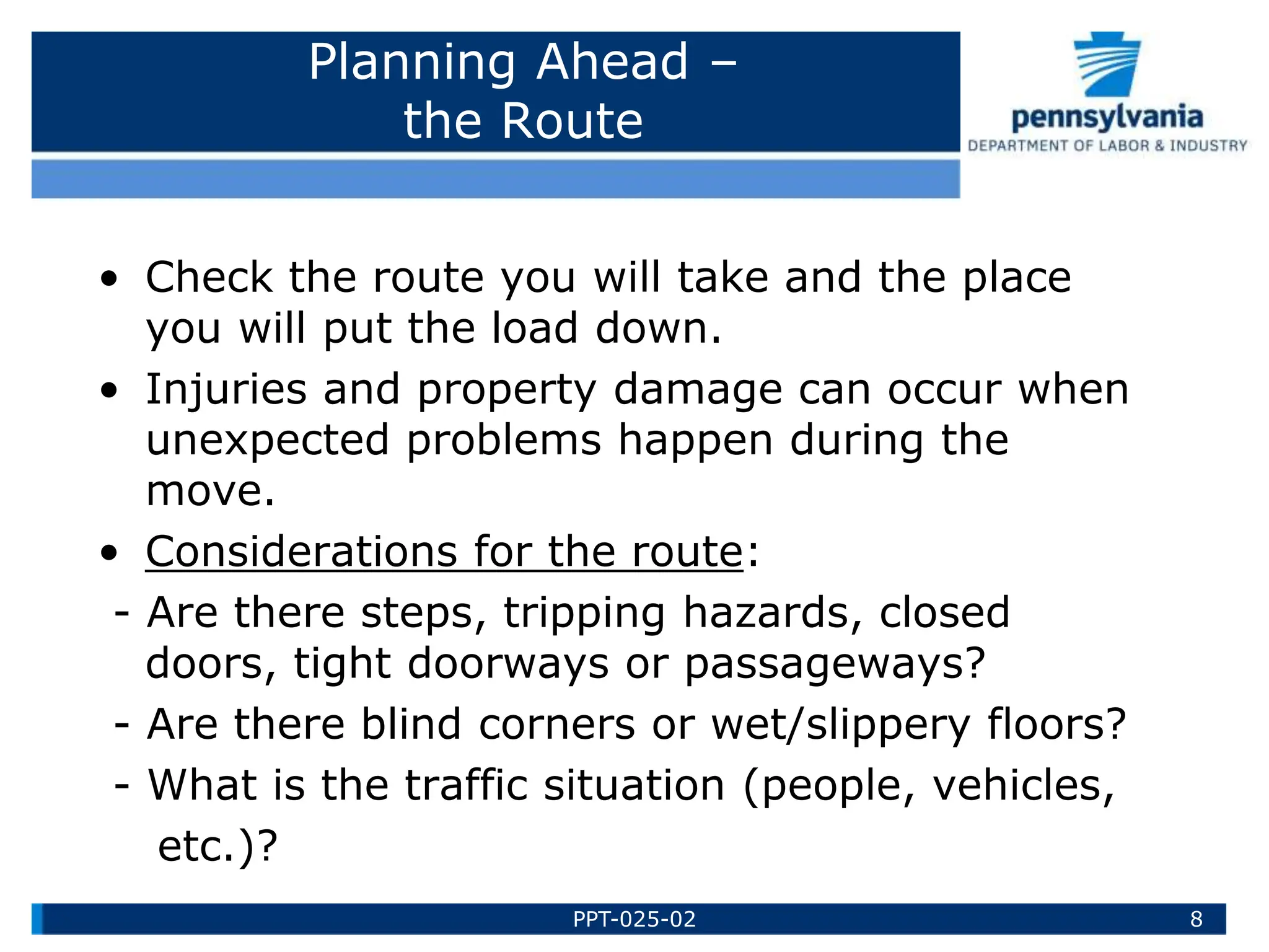 Safe Lifting Material Handling Presentation Ppt