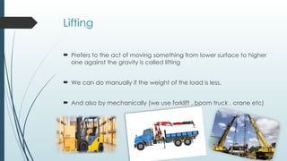 Safe lifting & Rigging what lifting safe methods of rigging | PPTX
