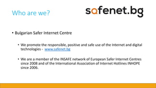 Online threats and responsible behavior (Bulgarian Safer Internet ...
