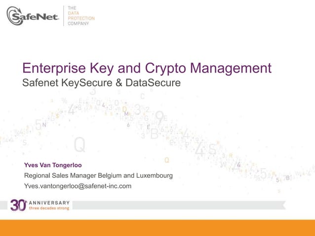 SafeNet Enterprise Key and Crypto Management | PPT