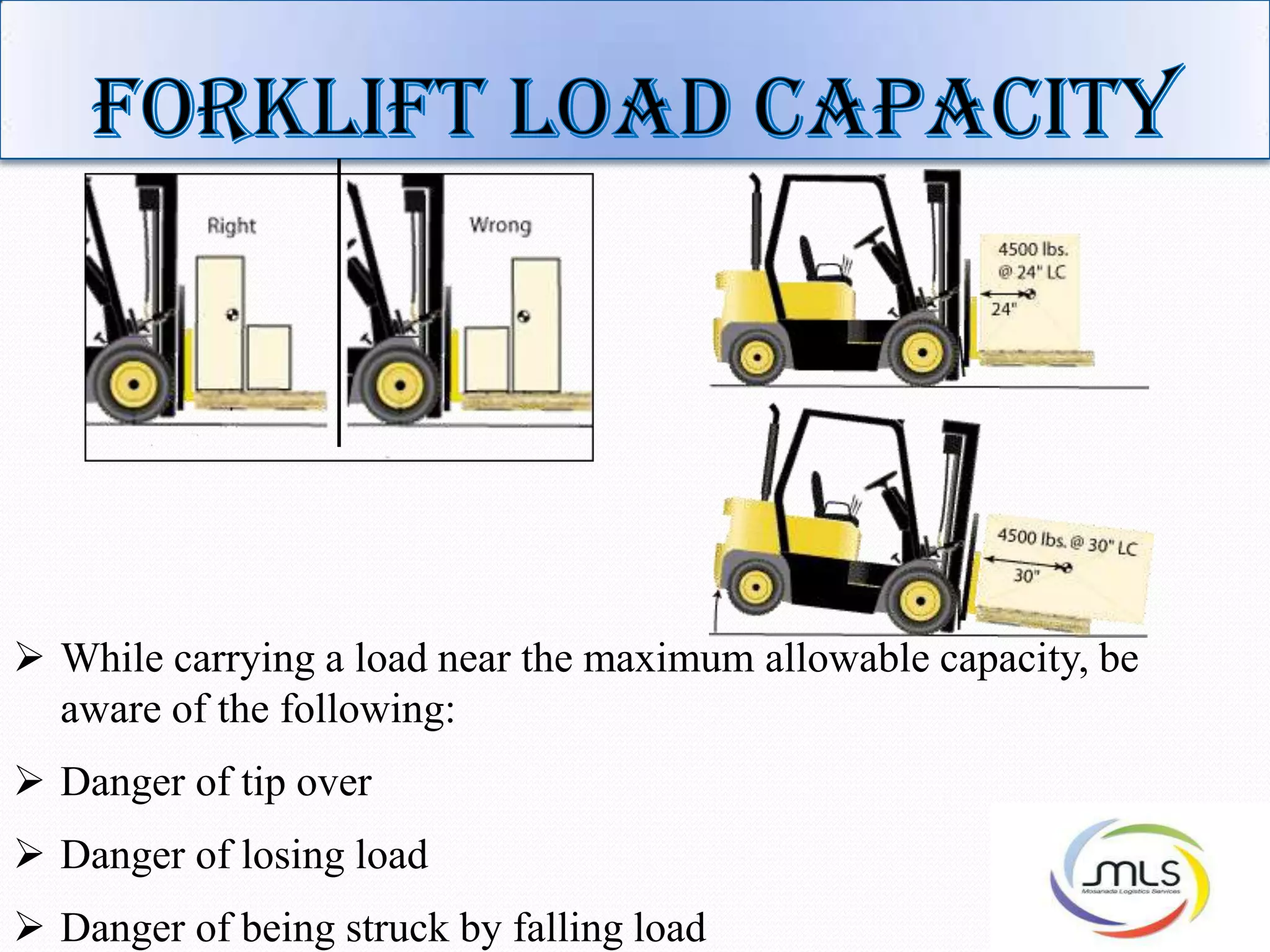 Safe operating of forklift | PPTX