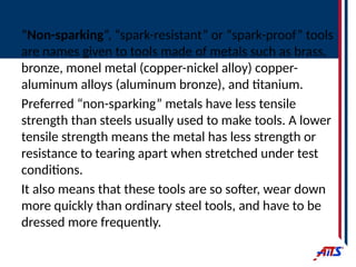 Spark Tools SAFE OPERATION OF HAND AND POWER TOOLS (1).pptx