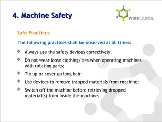 Operating Machine Without Proper Training Safe Operation of Machines Training - completed.ppt