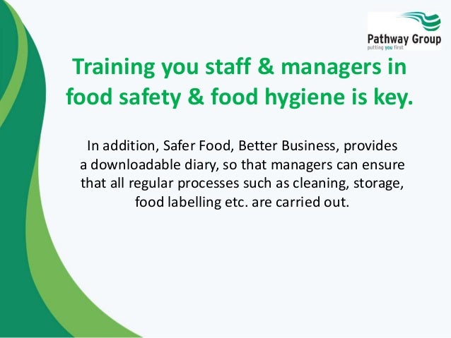 Food Hygiene Safer Food Better Business Food Hygiene Safer Food Better Business