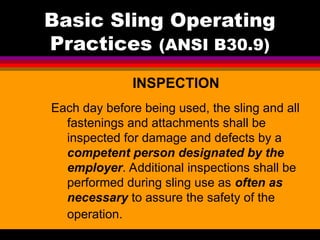 saferigging Powerpoint presentation for training | PPT