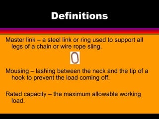 saferigging Powerpoint presentation for training | PPT