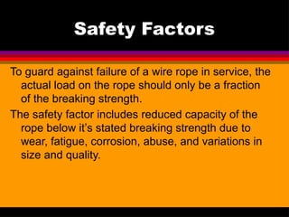 saferigging training and operation presentation | PPTX