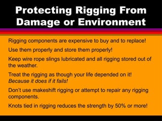 saferigging training and operation presentation | PPTX