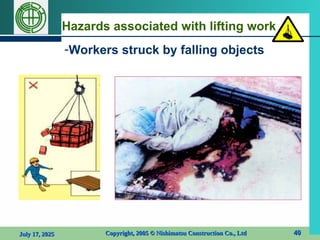 Manufacturing Rigging Accidents Safe Rigging and Lifting Operation for indutries | PPT
