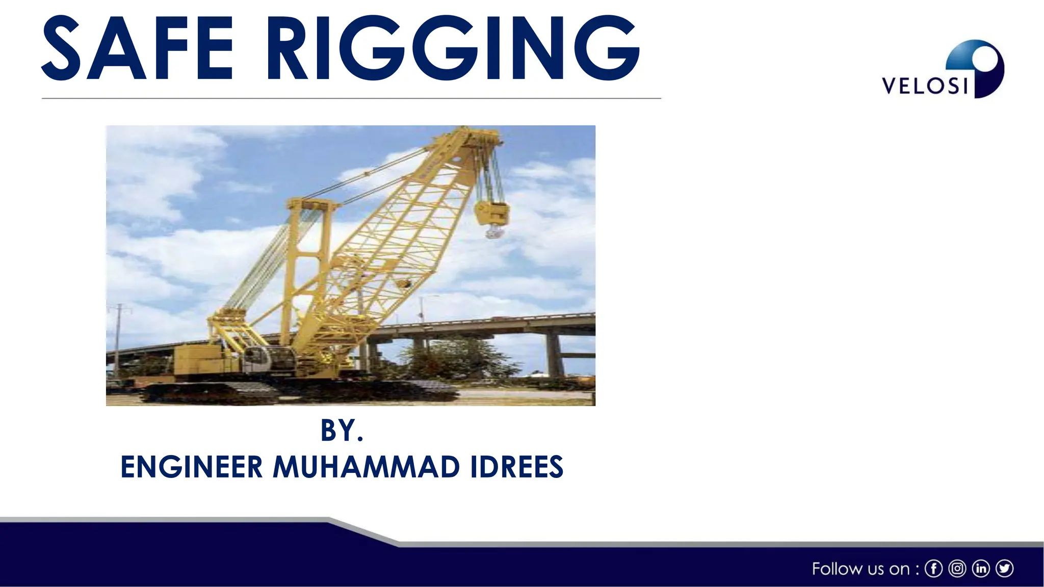 Safe Rigging And Lifting Training Material Pdf