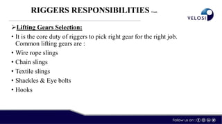 Safe Rigging and Lifting Training Material | PDF