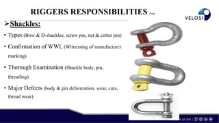 Safe Rigging and Lifting Training Material | PDF