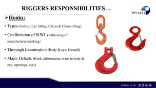 Safe Rigging and Lifting Training Material | PDF