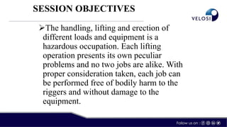 Safe Rigging and Lifting Training Material | PDF
