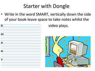 Starter with Dongle ,[object Object],[object Object],S M A R T 