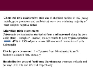 Safer pork: From assessment to interventions targeting rural and urban pork supply chains in Northern Vietnam