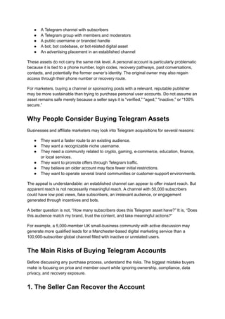 Safe Telegram Account Buying Guide for Marketers in 2026.pdf