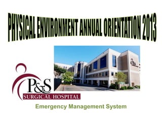 Emergency Management System
 