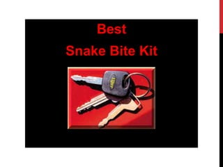 Best
Snake Bite Kit
 