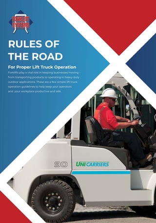 Rules of The Road : Lift Truck Operation Safety 