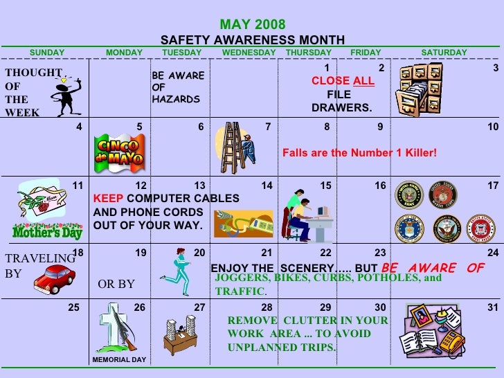 Safety Calendar2008 Safety Calendar2008