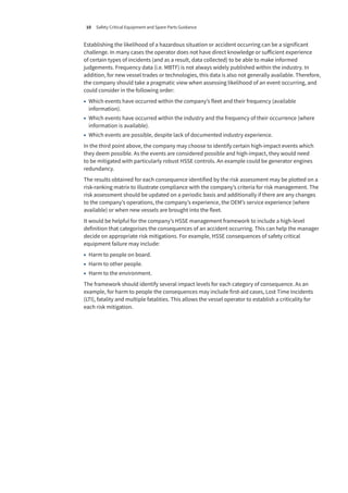 Safety critical-equipment-and-spare-parts-guidance | PDF
