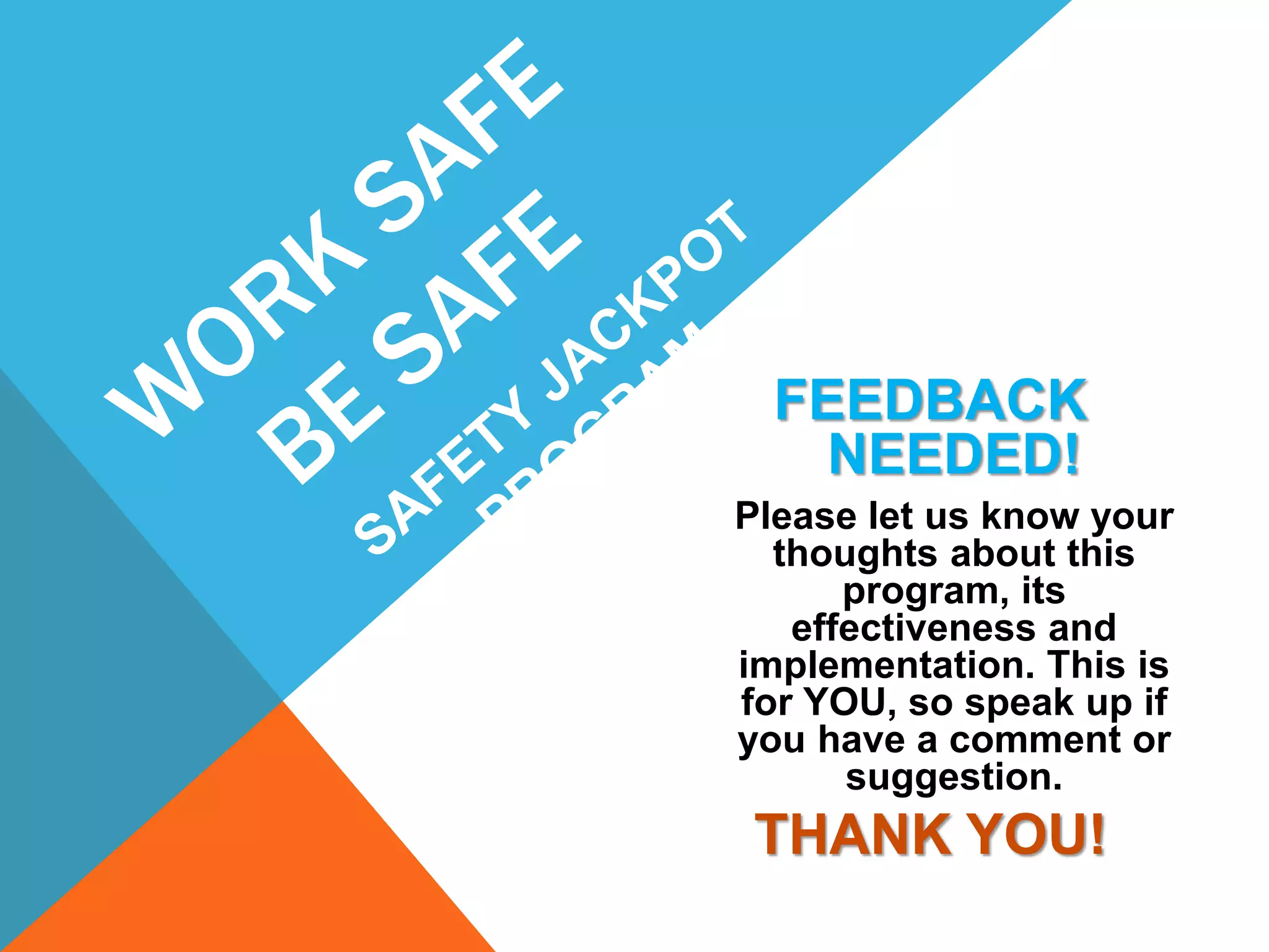 Safety jackpotpresentation PPTX