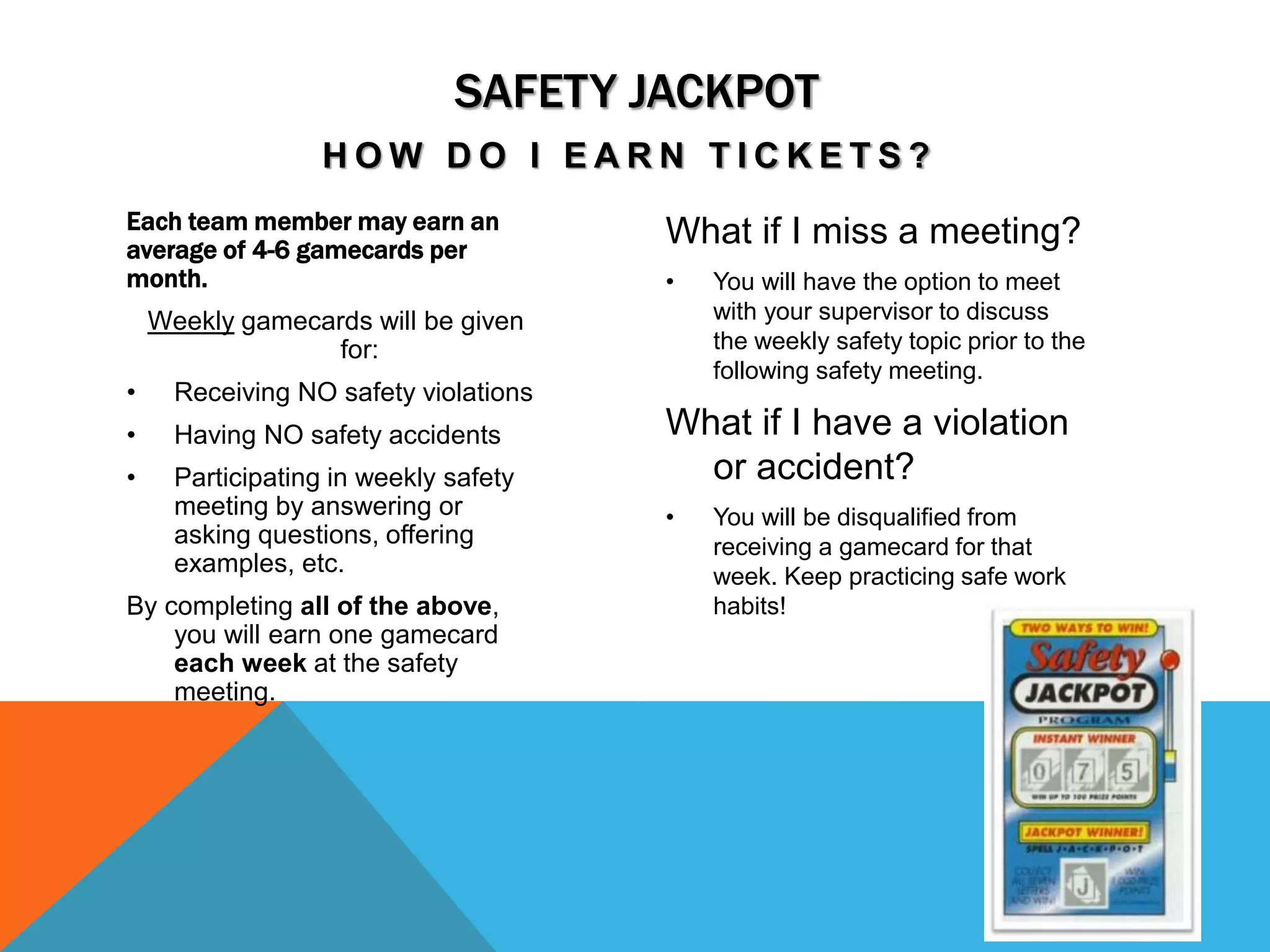 Safety jackpotpresentation PPTX