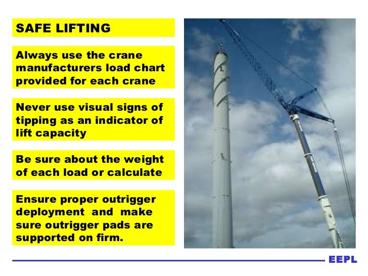 Safety know your crane