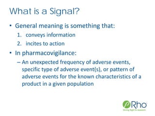Identifying Safety Signals in Pharmaceutical Product Development | PDF