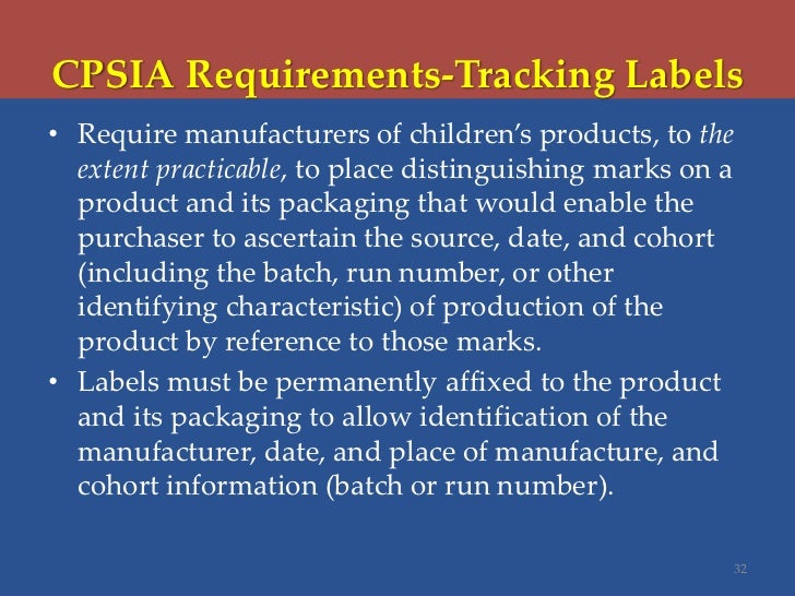 Cpsia Tracking Label Example Labels Ideas 2019