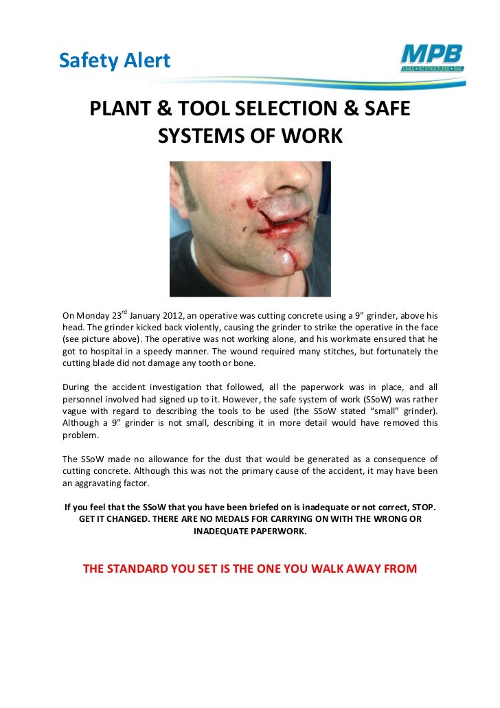Safety Alert Plant Selection 06022012