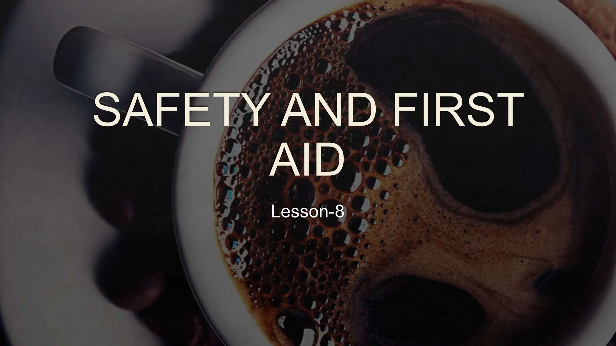 SAFETY AND FIRST AID PPT