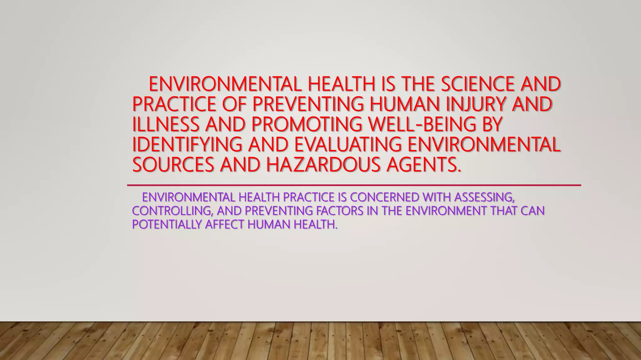 Environment Safety and Health | PPTX